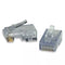 Platinum Tools 202052J ezEX48 Shielded RJ45 External Ground Connector, 50/Jar.