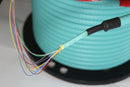 Armored OM4 12 Fiber Pre-Terminated Fiber Optic Cable, Indoor/Outdoor, Plenum