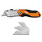 Klein 44130 Utility Knife: Auto-Loading, Folding, includes 3 Blades