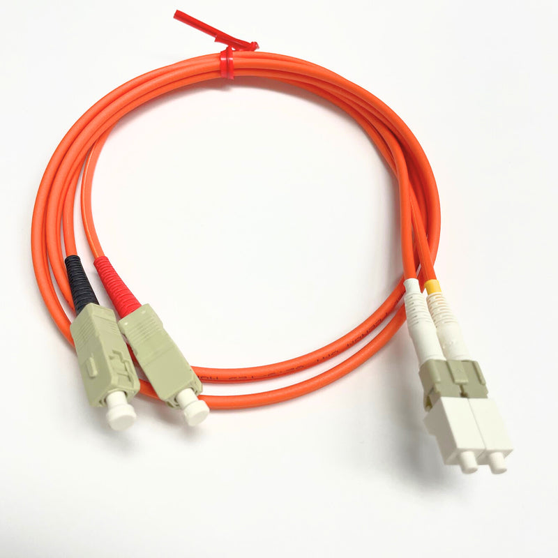 2 Fiber OM1 TiniFiber Micro Armored Plenum 3mm Fiber Optic Patch Cable | Made in USA |  TAA compliant |  OM1-2F-ART