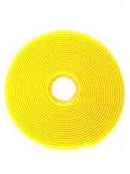 Rip-Tie W-75-MRL-Y Hook & Loop, 3/4 Inch x 75 Ft. Roll, Yellow