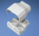 T70EEIW, Panduit Fitting,Entrance End,T70, International White,  Each (MOQ: 1; Increment of 1)