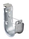 Caddy / Erico CAT48HP24SM nVent CADDY CAT HP J-Hook with Hammer-On Flange Clip, 3" dia, 1/8"–1/4" Flange