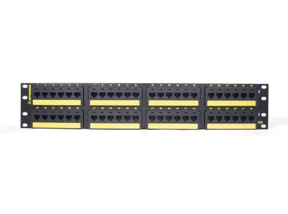 OR-PHD610U48 Ortronics Patch Panel, Clarity, 48 Port, CAT6A, Rack Mount(MOQ: 1)