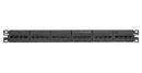 UICMPPK6G24BL, Panduit Mini-Com Patch Panel Kit, 24 Port, CAT6TXMod, Black (MOQ: 1; Increment of 1)