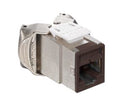 61SJK-RB6 Modular Jack, Leviton QuickPort Atlas-X1, CAT6, RJ45, Shielded, Brown61SJK-RB6 Modular Jack, Leviton QuickPort Atlas-X1, CAT6, RJ45, Shielded, Brown