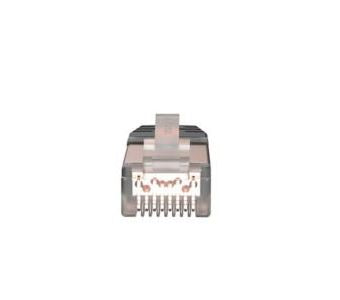 SPS6X88-C, Panduit RJ45 Modular Plug: Panduit, 8 Position / 8 Conductor for Round, Solid or Stranded CAT6A Shielded Cable (MOQ: 100; Increment of 100)