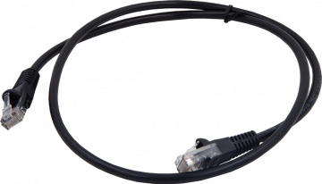 124-188 Ditek CORD RoHS 3' RJ45 MALE TO RJ45 MALE CAT5E RATED