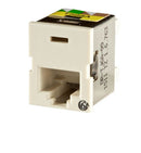 TJ6A-99 Ortronics Modular Jack: Ortronics TracJack, CAT6A, T568A/B, Wiremold Ivory  (MOQ: 20)