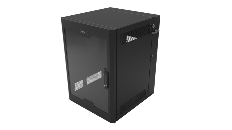 Ortronics SWM18RUPL-26-26 Wall Mount Cabinet, 28 Inch Deep, 18U