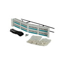 OR-PHA66U48-W Ortronics Patch Panel, Clarity, Angled, 48 Port, CAT6, Rack Mount, White (MOQ: 1)