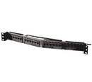 OR-PHD5E8U24 Ortronics Patch Panel, Clarity, 24 Port, CAT5e, Rack Mount (MOQ: 1)