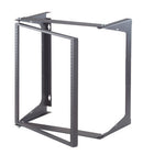 Ortronics Swing-EZ 19-35-T25DB Hinged Wall Mount Rack, 25 Inch Deep, 19U