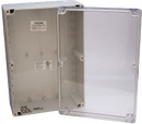 171-109 Ditek ENCLOSURE RoHS, NEMA 4X, 10.43 X 7.28 X 3.74 W/CLEAR LID (TSS2)