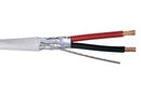 182STR-SPL-B-WH 18/2 Speaker Cable/Control Cable, 2 Conductor, 18 AWG, Shielded, Plenum, 1000 Feet