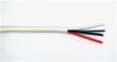 184STR-UPL-B-WH 18/4 Speaker Cable/Control Cable, 4 Conductor, 18 AWG, Unshielded, Plenum, 1000 Feet