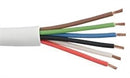 186STR-UPL-B-WH 18/6 Speaker Cable/Control Cable, 6 Conductor, 18 AWG, Unshielded, Plenum, 1000 Feet