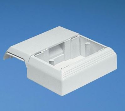 T45WCEI, Panduit Fitting,OffsetBox,Power,T45, Electric Ivory,  Each (MOQ: 1; Increment of 1)