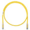 NK6APC50YL Panduit Netkey Cat6A Patch Cord, CM/LSZH, Yellow (MOQ: 10)