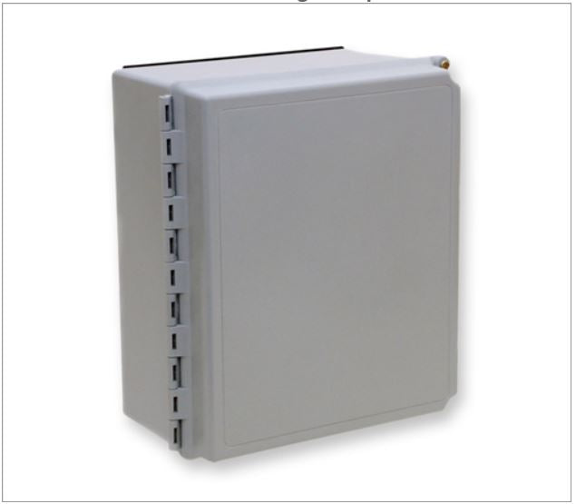 EDC-02P-NH Wall Mount Fiber Box: Corning, accepts Panels, Modules, Splice Trays - Indoor/Outdoor