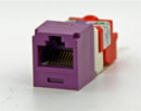 CJ5E88TVL, Panduit Mini-Com Modular Jack: TX5e, CAT5e, RJ45 - Violet (MOQ: 1; Increment of 1)