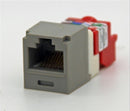 CJ5E88TIG, Panduit Mini-Com Modular Jack: TX5e, CAT5e, RJ45 - Gray (MOQ: 1; Increment of 1)