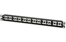 CPP48HDWBLY, Panduit Mini-Com Patch Panel, 48 Port, Modula High Density, RearFPs, Black (MOQ: 1; Increment of 1)