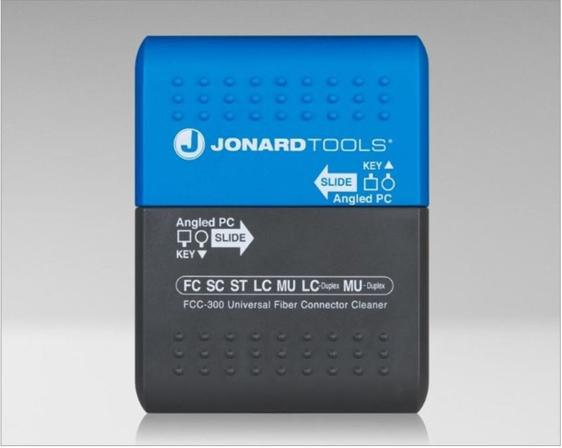 FCC-300 Universal Fiber Optic Connector Cleaner: Jonard