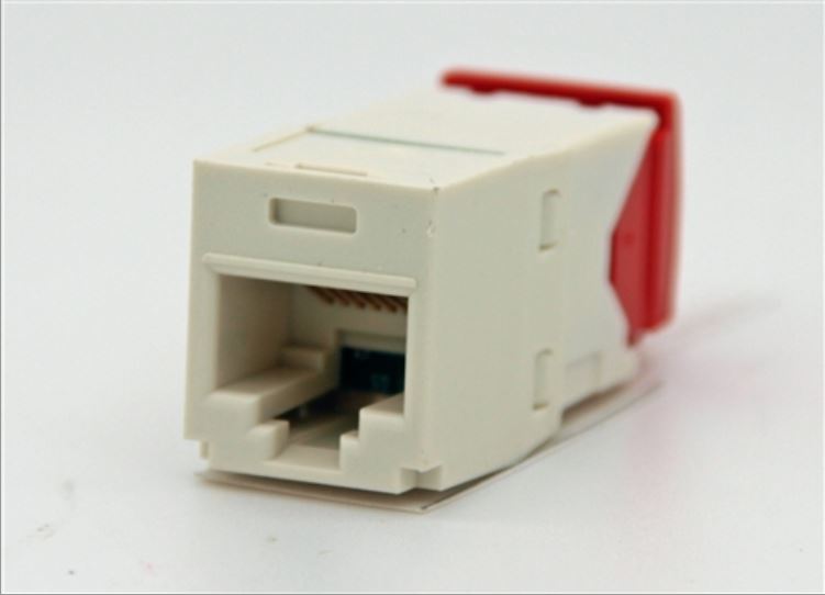 CJ5E88TGIW-24, Panduit Mini-Com |Module,Cat5e,UTP,8P8W, TG Stylee,International (Off) White (MOQ: 24; Increment of 24)