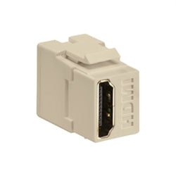 Leviton 40834-00I QuickPort HDMI Coupler Jack Module, Ivory