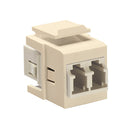 41085-MLI LEVITON QuickPort Duplex LC Adapter, MM, Ivory