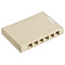 41089-12I Surface Mount Box, Leviton QuickPort, 12 Port, Ivory