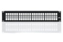 Leviton 49255-H48 QuickPort Modular Rack Mount Patch Panel, 48 Port