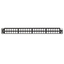 Leviton 4S255-D48 QuickPort, Atlas-X1 Shielded High Density Modular Rack Mount Patch Panel, 48 Port