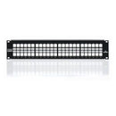 4S255-S48 Patch Panel, Leviton QuickPort, Atlas-X1 Shielded, 48 Port, Modular, Rack Mount