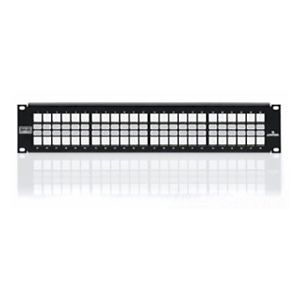 4S255-S48 Patch Panel, Leviton QuickPort, Atlas-X1 Shielded, 48 Port, Modular, Rack Mount