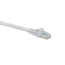 5D460-10W LEVITON UTP Patch Cord, Cat 5e, SlimLine, 10 Ft, White