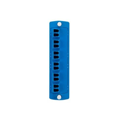 Leviton 5F100-2LL OPT-X 6 Duplex LC Ports (12 Fibers) Single-Mode OS1/2 Coupler Panel