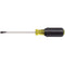 601-4 Klein Tools Screwdriver, Narrow Cabinet Tip, 3/16 Inch Slotted, 4 Inch Shank