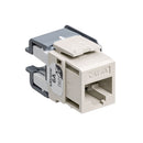 6110G-RT6 Modular Jack, Leviton QuickPort, CAT6A, RJ45, Light Almond