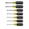 631 Klein Tools Nut Driver Set, 3 Inch Shafts, Cushion Grip, 7 Piece