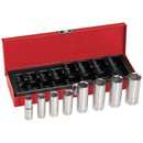 65502 Klein Tools Socket Set, Deep, 8 Piece, 3/8 Inch Drive, Inch Measures