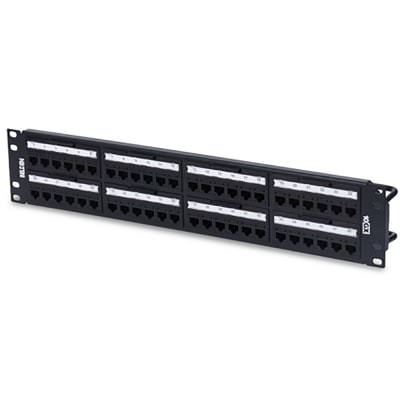 RVAPPF2U48BK Belden Preloaded Patch Panel Kit, 48 Port, Cat 6A REVConnect Modules