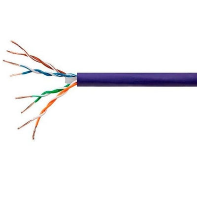 Superior Essex 77-240-7B Series 77, CAT6 Cable, Plenum, 1000 Feet - Violet