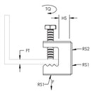 BC Beam Clamp: Caddy / Erico, 1/16 Inch - 1/2 Inch Flange