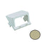 Panduit CHS2EI-X Mini-Com Sloped Insert, 2 Position, 1/2 Size, Electric Ivory