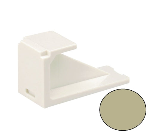 Panduit CMBEI-X Mini-Com 1 Position Blank Module, Electric Ivory