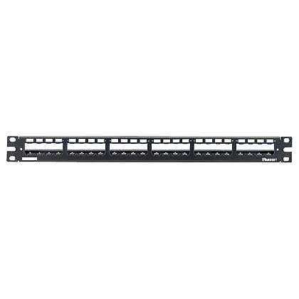 CP24WSBLY, Panduit PatchPanel,24Pt,Metal, Black (MOQ: 1; Increment of 1)