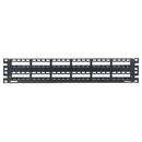 CP48WSBLY, Panduit PatchPanel,48Pt,w/Labl, Black (MOQ: 1; Increment of 1)