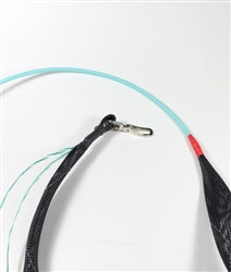 Armored OM4 6 Fiber Pre-Terminated Fiber Optic Cable, Indoor/Outdoor, Plenum